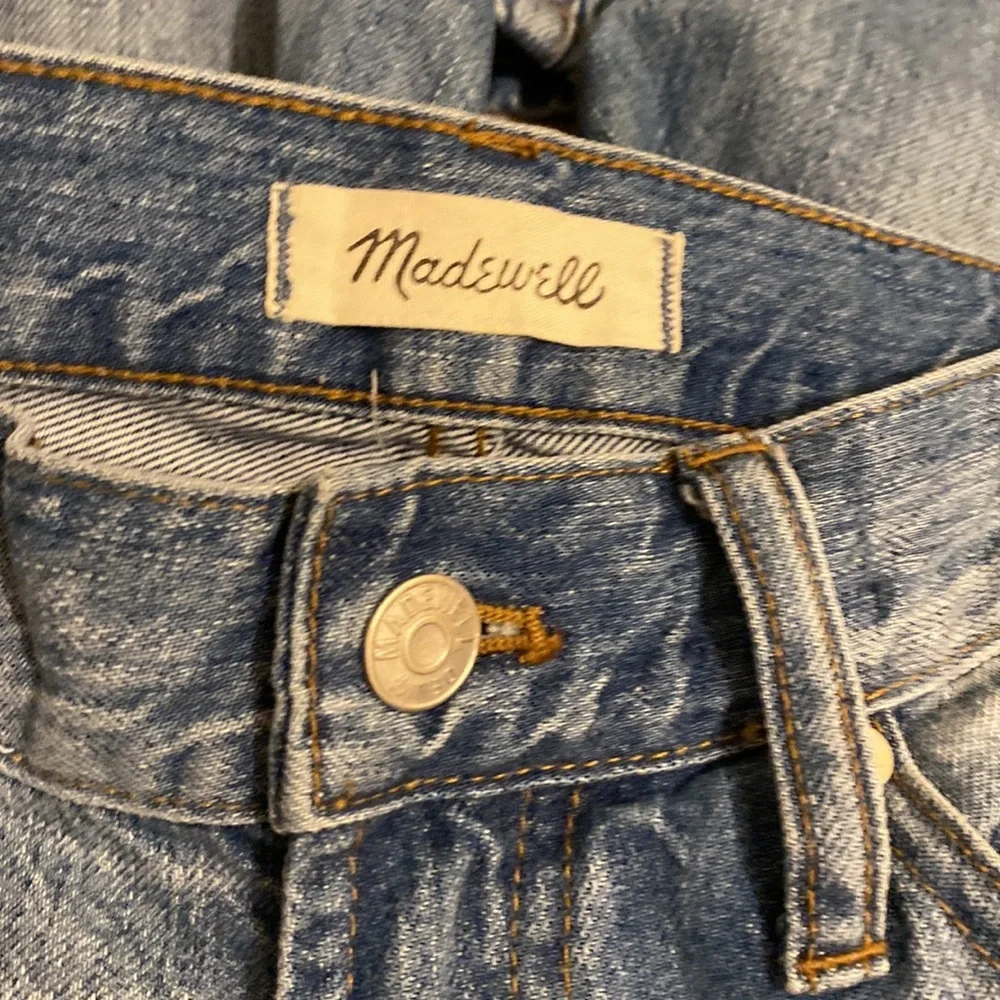 Madewell Denim Jeans with Contrast Stitching